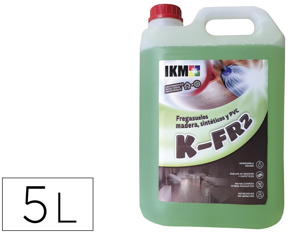 LIMPIASUELOS IKM PARA SUELO DE MADERA / SINTENTICO / PVC GARRAFA DE 5 LITROS