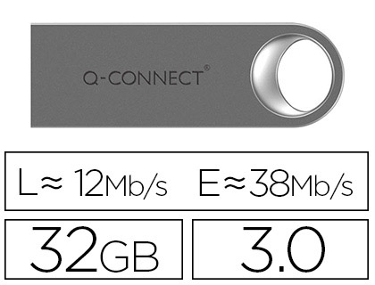 MEMORIA USB Q-CONNECT FLASH PREMIUM 32 GB 3.0