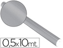 [05660] PAPEL METALIZADO PLATA ROLLO CONTINUO DE 0,5 X 10 MT