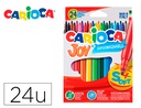 [40532] ROTULADOR CARIOCA JOY CAJA DE 24 UNIDADES COLORES SURTIDOS