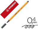[88/97] ROTULADOR STABILO PUNTA DE FIB RA POINT 88 GRIS AZULADO INTENSO PUNTA FINA 0,4MM