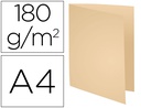 [420002E] SUBCARPETA CARTULINA RECICLADA EXACOMPTA DIN A4 CREMA 170 GR
