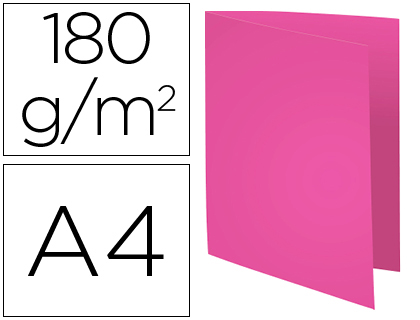 SUBCARPETA CARTULINA RECICLADA EXACOMPTA DIN A4 FUCSIA 170 GR