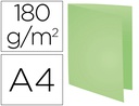 [420004E] SUBCARPETA CARTULINA RECICLADA EXACOMPTA DIN A4 VERDE PRADO CLARO 170 G/M2
