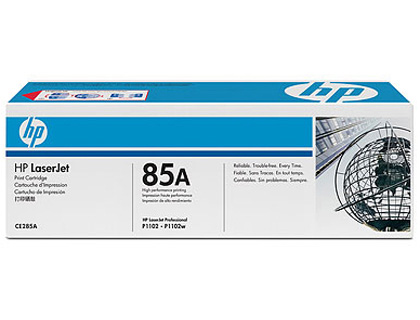 TONER HP 85A LASERJET P1100/P1102 -CE285A- NEGRO 1.600 PAGS