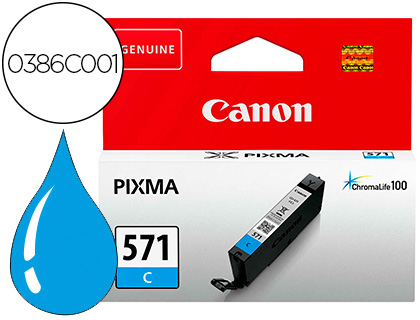 INK-JET CANON CLI 571 PIXMA TS5051 / TS6050 / TS8051 / TS9050 / CIAN 173 PAGINAS