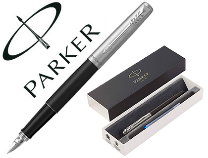 PLUMA PARKER JOTTER BOND STREET NEGRO CT EN ESTUCHE DE REGALO