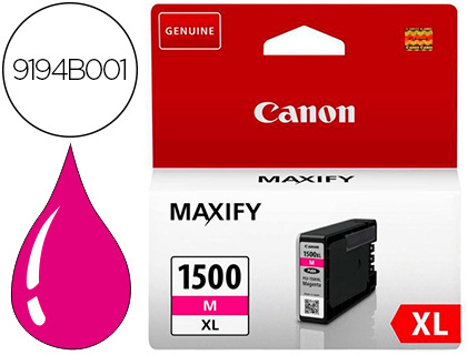 INK-JET CANON PGI-1500XL MB2050 / MB2150 / MB2155 / MB2350 / MB2750 / MB2755 MAGENTA