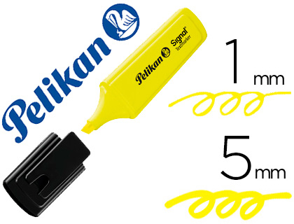 ROTULADOR PELIKAN FLUORESCENTE TEXTMARKER SIGNAL AMARILLO