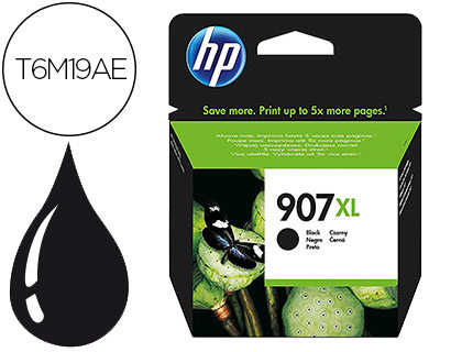 INK-JET HP JET 907XL OFFICEJET PRO 6960 / 6970 / 6974 NEGRO 1500 PAGINAS