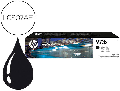 INK-JET HP JET 973X PAGEWIDE 452 / 477 / P55250 / P57750 NEGRO 10000 PAGINAS
