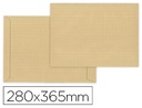 [SL44] SOBRE LIDERPAPEL BOLSA FUELLE KRAFT ARMADO 280X365X50MM SOLAPA TIRA DE SILICONA PAPEL 155 GR CAJA DE 50 UNIDADES
