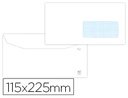 [SL36] SOBRE LIDERPAPEL BLANCO 115X225 MM VENTANA DERECHA TRAPEZODIAL ENGOMADA PAPEL OFFSET 80GR CAJA DE 500 UNIDADES
