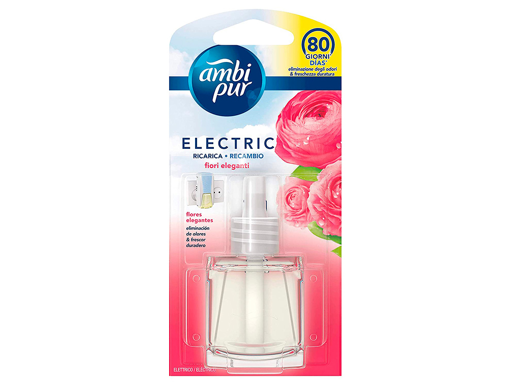 AMBIENTADOR AMBIPUR ELECTRICO 3 VOLUTION NUBES ALGODON RECAMBIO 21,5 ML