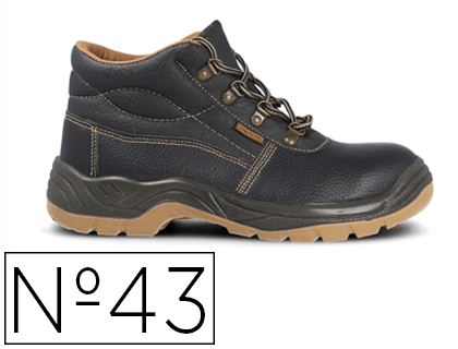 BOTA DE SEGURIDAD PAREDES S3 NEGRO TALLA 43