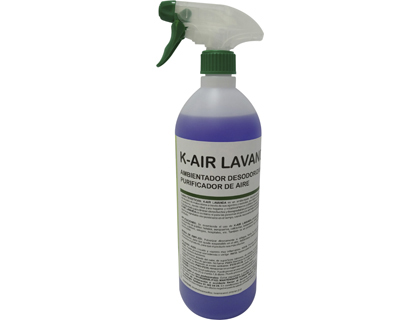 AMBIENTADOR SPRAY IKM K-AIR OLOR FLOR DE LAVANDA BOTELLA DE 1 LITRO