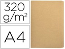 [400040686] SUBCARPETA CARTULINA GIO FOLIO POCKET BOLSA CON SOLAPA INTENSO KRAFT BICOLOR 320G/M2