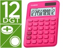 [MS-20UC-RD] CALCULADORA CASIO MS-20UC-RD SOBREMESA 12 DIGITOS TAX +/- COLOR FUCSIA