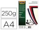 [5378006] TAPA DE ENCUADERNACION FELLOWES DIN A4 CARTON BRILLO BLANCO CHROMOLUX 250 GR PACK DE 100 UNIDADES