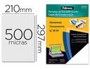 [54770] TAPA DE ENCUADERNACION FELLOWES DIN A4 POLIPROPILENO TRANSPARENTE 450 MICRAS PACK DE 100 UNIDADES