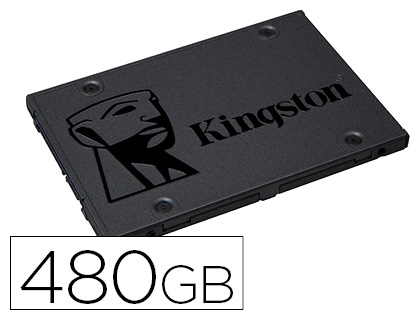 DISCO DURO SSD KINGSTON 2,5\" INTERNO SA400S37 480 GB