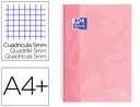 [400117272] CUADERNO ESPIRAL OXFORD EBOOK 1 SCHOOL TOUCH TE DIN A4+ 80 HOJAS CUADRO 5 MM CON MARGEN FLAMINGO PASTEL