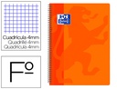 [400079665] CUADERNO ESPIRAL OXFORD SCHOOL CLASSIC TAPA POLIPROPILENO FOLIO 80 HOJAS CUADRO 4 MM CON MARGEN