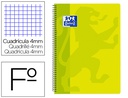 [400093619] CUADERNO ESPIRAL OXFORD SCHOOL CLASSIC TAPA POLIPROPILENO FOLIO 80 HOJAS CUADRO 4 MM CON MARGEN LIMA
