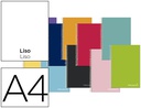 [BA32] CUADERNO ESPIRAL LIDERPAPEL A4 MICRO JOLLY TAPA FORRADA 140H 75 GR LISO 5 BANDAS 4 TALADROS COLORES SURTIDOS