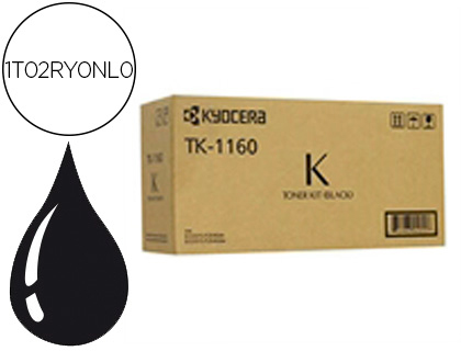 TONER KYOCERA TK-1160 ECOSYS P2040DN NEGRO 7200 PAGINAS