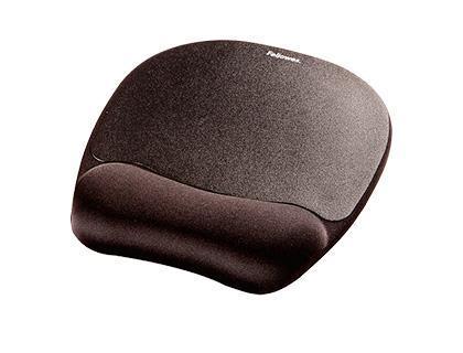 ALFOMBRILLA PARA RATON FELLOWES CON REPOSAMUÑECAS DE ESPUMA MEMORY FOAM NEGRO 230X196X20 MM