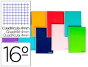 [BQ04] CUADERNO ESPIRAL LIDERPAPEL BOLSILLO DIECISEAVO SMART TAPA BLANDA 80H 60GR CUADRO 4MM COLORES SURTIDOS