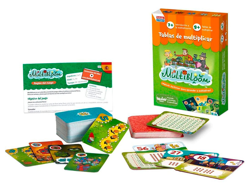 JUEGO EDUCATIVO FALOMIR MULTIBLOOM TABLAS DE MULTIPLICAR