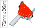 [KF17330] PORTARROLLO Q-CONNECT PARA EMBALAJE PARA CINTAS 66 MT X 75 MM