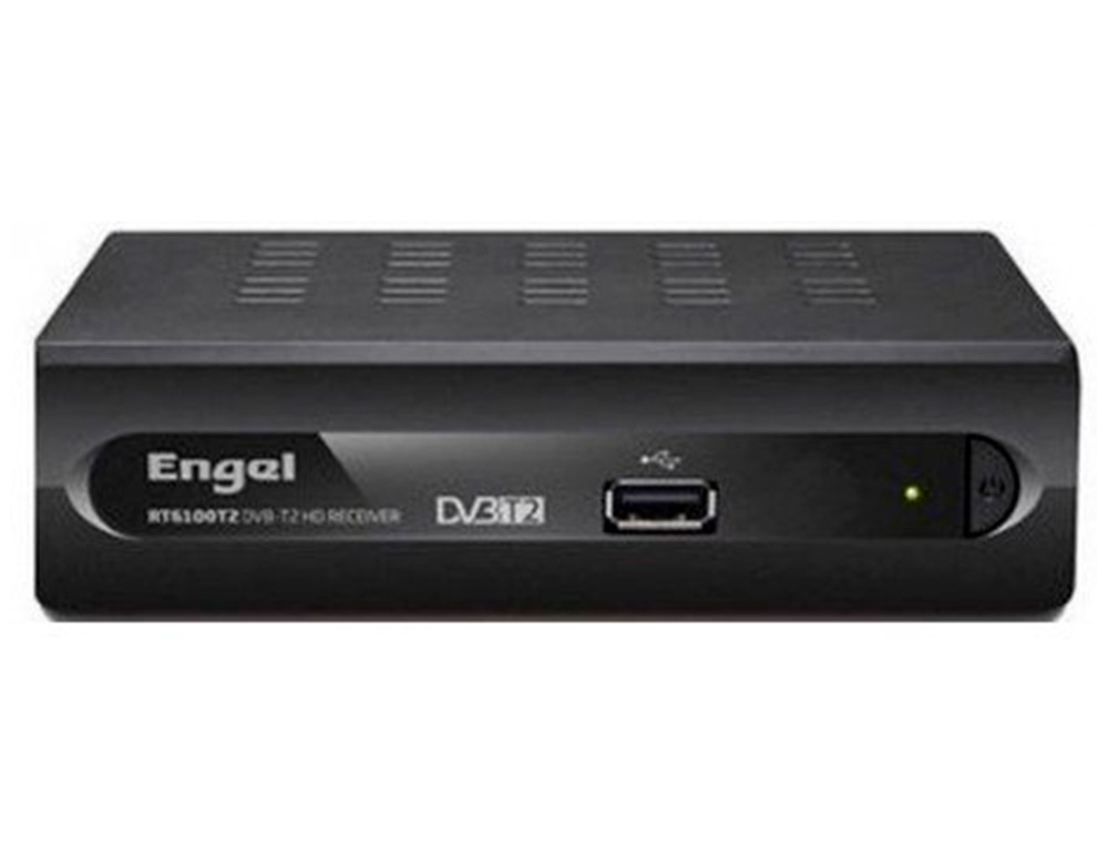 RECEPTOR GRABADOR ENGEL RT6110T2 DVB-T2 HDMI/AV CEC VESA PVR HDMI BIDIRECCIONAL USB 2.0 MP3 JPEG Y VIDEO