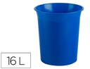 [2001AM AZ] PAPELERA PLASTICO ARCHIVO 2000 ANTIMICROBIANA SANITIZED PLASTICO AZUL 18 LITROS 290X310 MM