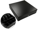 [HS410B2N] CAJON PORTAMONEDAS 8 MONEDEROS 4 BILLETEROS APERTURA ELECTRICA NEGRO 410X415X110 MM