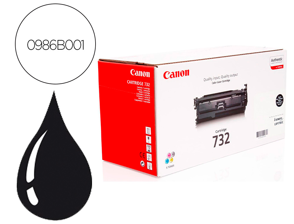 TONER CANON 732B LBP7780 NEGRO