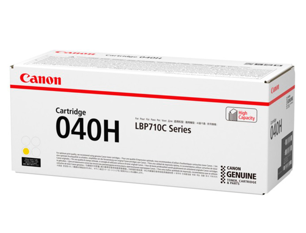 TONER CANON 040HY ALTA CAPACIDAD LBP710 LBP712 AMARILLO