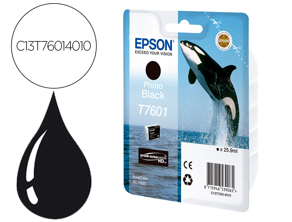 INK-JET EPSON SURECOLOR SC-P600 NEGRO FOTO