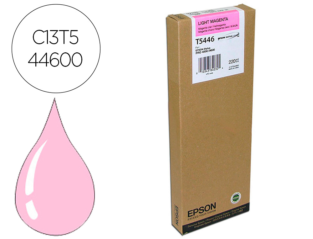 INK-JET EPSON GF STYLUS PRO-4000/4400/7600/9600 MAGENTA CLARO (220ML)