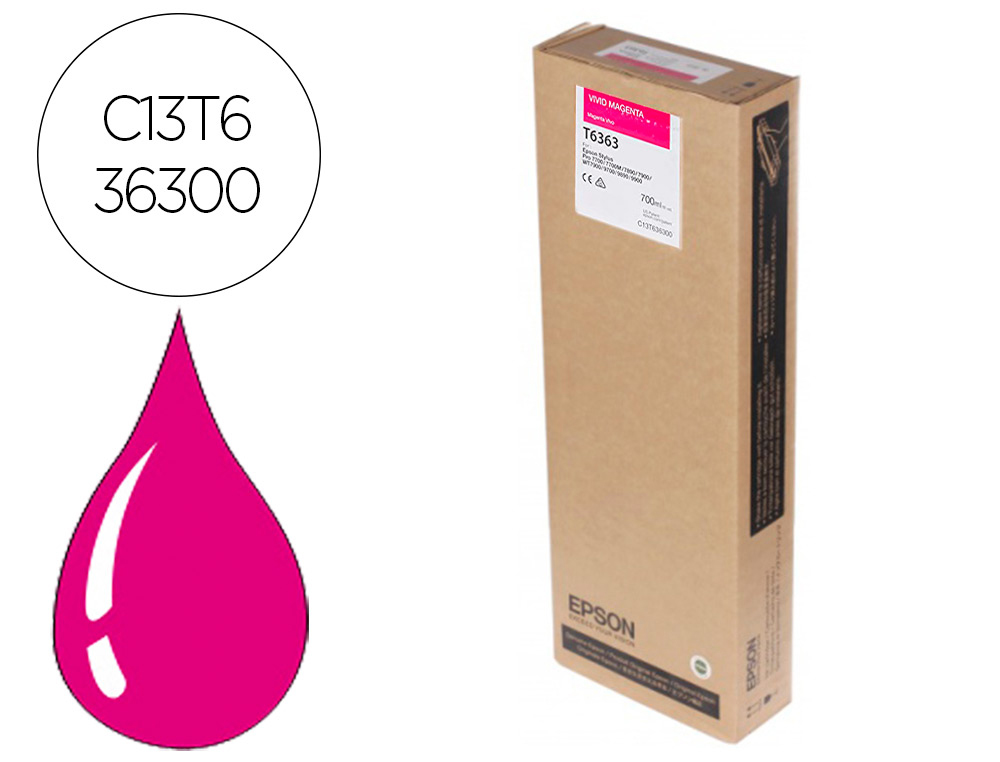 INK-JET EPSON GF STYLUS PHOTO 7900/9900 MAGENTA VIVO ALTA CAPACIDAD