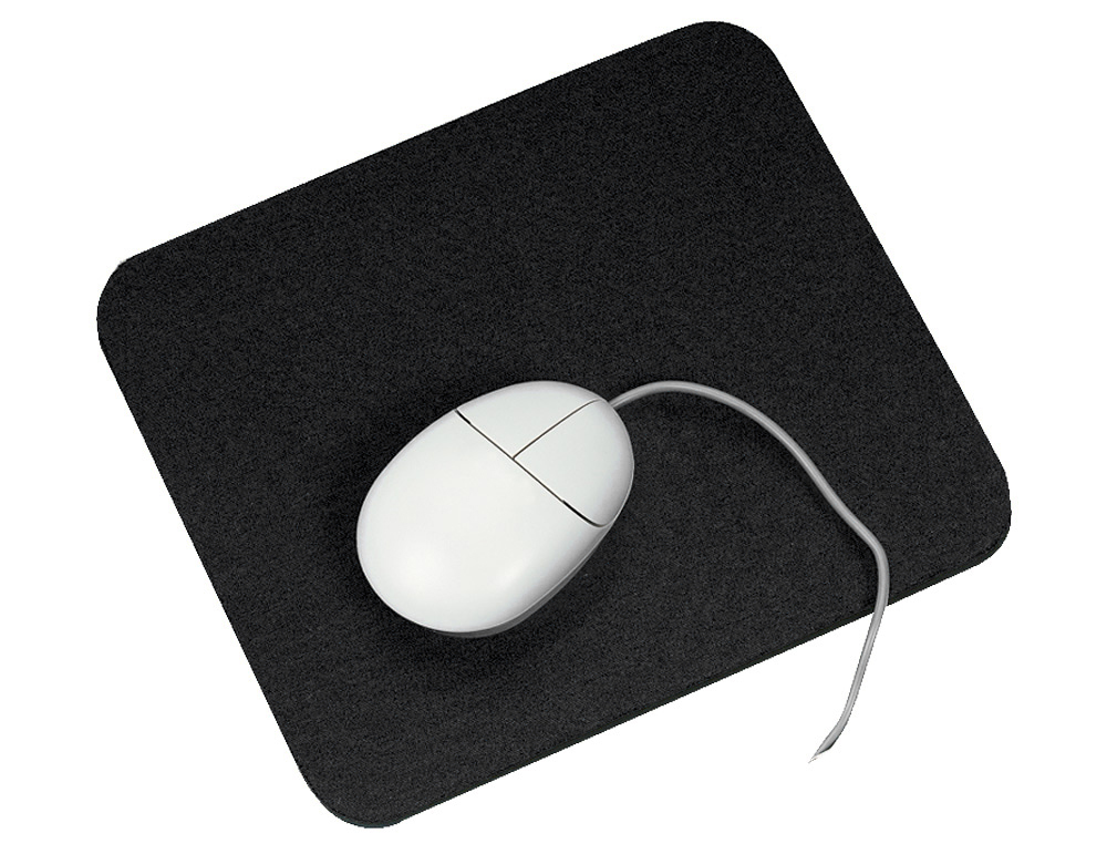 ALFOMBRILLA PARA RATON Q-CONNECT NEGRA 260X220X5 MM