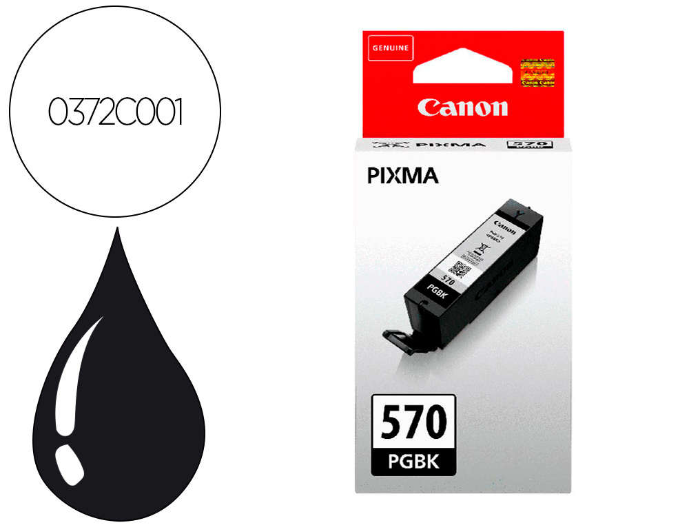 INK-JET CANON PIXMA PGI-570 B NEGRO 15ML