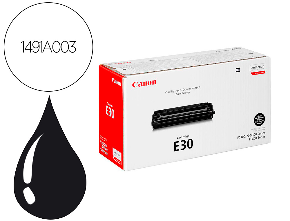 TONER CANON E30 FC204 FC210 FC224 FC310 FC330 NEGRO