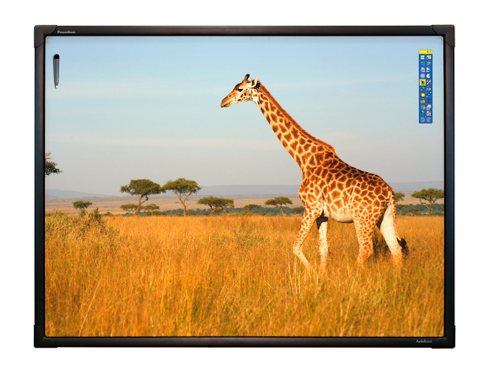 PIZARRA INTERACTIVA PROMETHEAN ABT78D 78\" CON PROYECTOR BENQ XGA MX808STH CORTA FOCAL HDMI SOPORTE