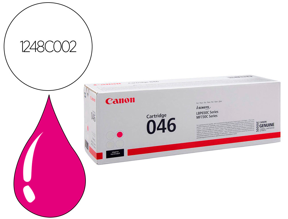 TONER CANON 046M LBP650 MFC730 MAGENTA