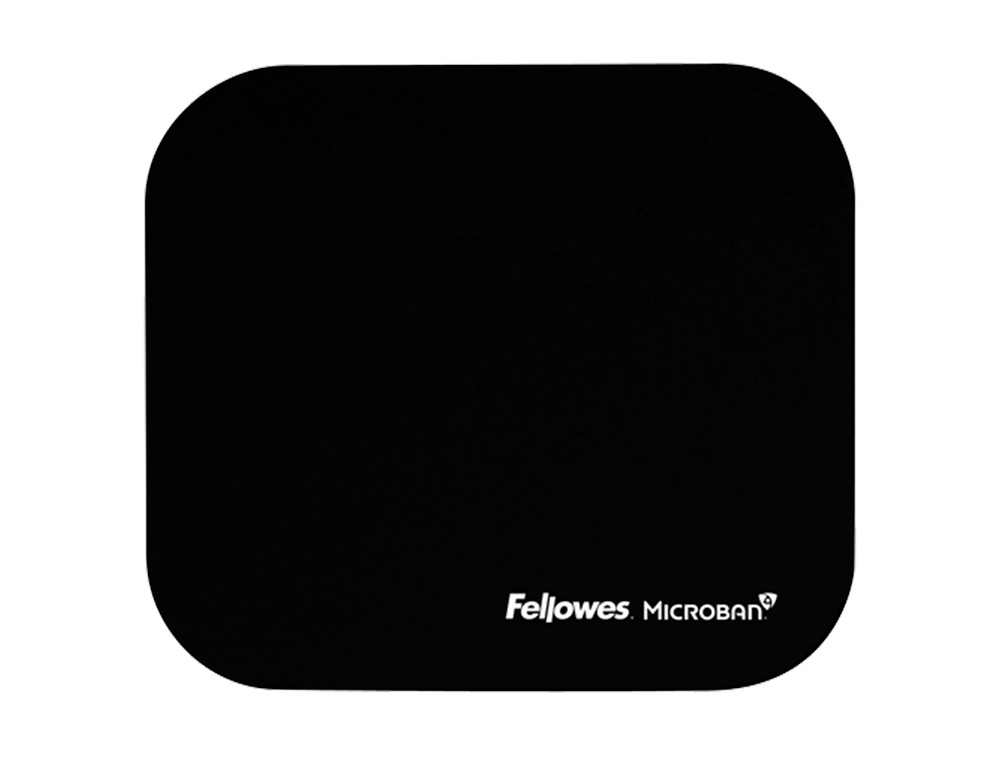 ALFOMBRILLA PARA RATON FELLOWES CON PROTECCION MICROBAN COLOR NEGRO 226X192X3 MM