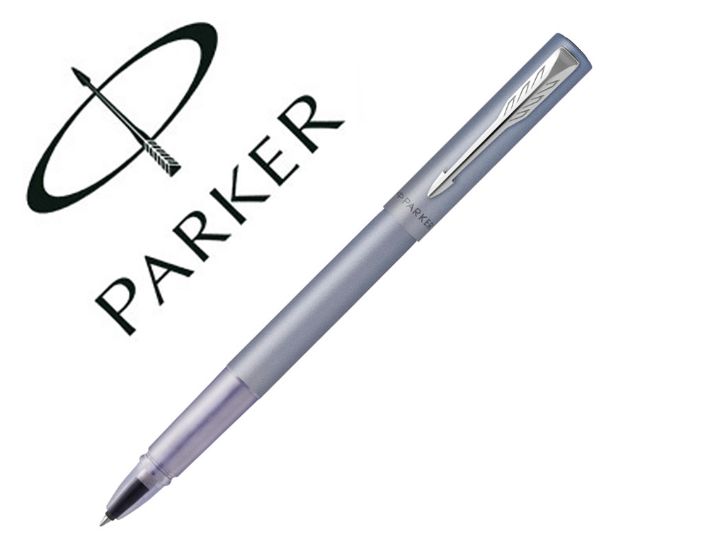 ROLLER PARKER VECTOR XL SILVER BLUE PUNTA FINA