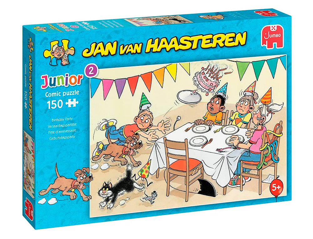 PUZLE JUMBO JAN VAN HAASTEREN FIESTA DE CUMPLEAÑOS 150 PIEZAS